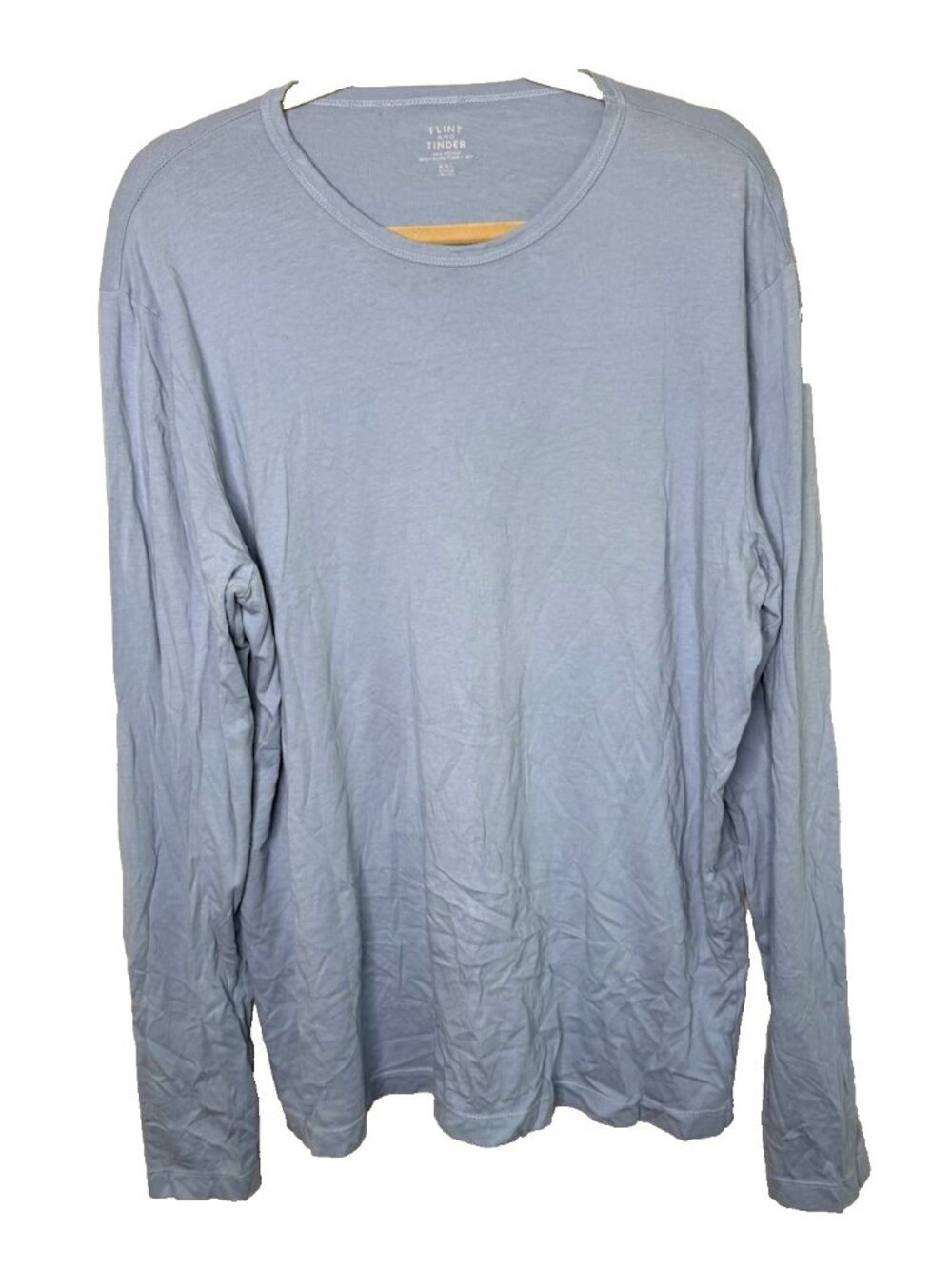 Flint and Tinder Cotton T Shirt Blank Blue